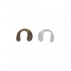 Brass Part 20x25mm with 2 LoopsØ1.2mm