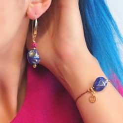 Pendiente Gancho de Metal Latón Barra 20x55mm