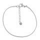 Stainless Steel 304 Bracelet Chain Snake w/Clasp 150mm/1.2mm