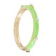Anello Rotondo in Ottone Smaltato con Zircone 24 mm