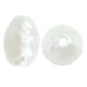 Pearl ABS Bead Oval with Wild Effect 11x8mm Ø1.2mm