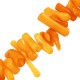 Coral Bamboo Irregular Chips (~6-13mm) (~110pcs) (Ø~0.3mm)
