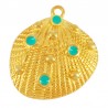 24K Gold Plated/ Jade