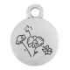 Μεταλλικό Ζάμακ Χυτό Μοτίφ Στρογγυλό Μαργαρίτα Λουλούδι 12mm