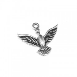 Zamak Charm Bird 20x14mm