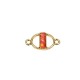 Zamak Art. Opal Connector Oval 12mm