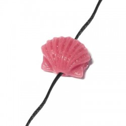 Sec Coral Shell 10x7mm (Ø 1.5mm)