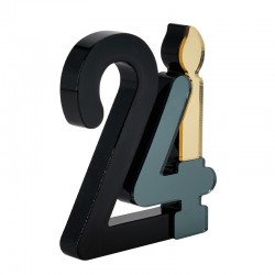 Πλέξι Ακρυλικό Επιτραπέζιο “24” Κερί 68x80mm