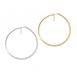 Collier avec Fermoir 400x8mm en Acier Inoxydable 304