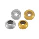 Stainless Steel 316 Rondelle with Rubber Tube 9x4.5mm Ø2mm