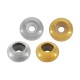 Stainless Steel 316 Rondelle with Rubber Tube 10x4.5mm Ø3mm