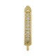 Orecchino a Cerchio in Ottone con Zirconi 20X11 mm