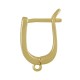 Orecchino a Cerchio in Ottone con Zirconi 20X11 mm