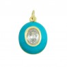 Oro/ Azul Petróleo/ Transparente