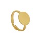 Stainless Steel 304 Finger Ring Round 12mm/0.8mm Ø17mm