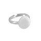 Stainless Steel 304 Finger Ring Round 12mm/0.8mm Ø17mm