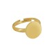Stainless Steel 304 Finger Ring Round 12mm/0.8mm Ø17mm