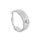 Stainless Steel 304 Ring Hammered w/ Hoop 21x7mm