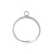 Anello in Acciaio Inossidabile 304 con Linee e Cerchio 21X5.7 mm