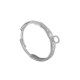 Stainless Steel 304 Ring Hammered w/ Hoop 21x3mm