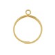 Bague avec Attache 21x3.7mm en Acier Inoxydable 304