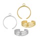 Bague avec Attache 21x7mm en Acier Inoxydable 304