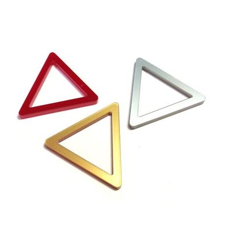 Plexi Acrylic Pendant Triangle Frame 30x33mm