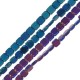 Αιματίτης Χάντρα Τετράγωνη Πλακέ 6mm Ø1mm (65τμχ) (40cm)