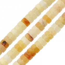 Semiprecious Stone Jade Washer 6/3mm (~121pcs) (Ø1mm)