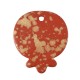Ceramic Pendant Pomegranate w/ Enamel 44x50mm