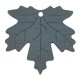 Plexi Acrylic Pendant Leaf 41mm