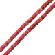 Ροζ Ίασπις Ροδέλα 4/2mm (~150τμχ) (Ø0.5mm)