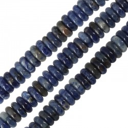 Semiprecious Stone Sodalite Washer 6/2mm (Ø0.5mm) (~165pcs)