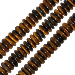 Tiger Eye Spacer 6/2mm Ø0.5mm (~165pcs)