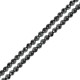 Perlina di Ematite Sfaccettata 6mm (~40cm/filo)