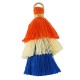 Synthetic Triple Tassel With Ring ~30mm