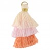 Ivory/Pink/Light Orange