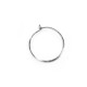 Boucle D'Oreille en Laiton Aplatie 30 mm