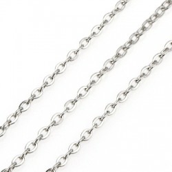 Stainless Steel 304 Chain 1.7x2mm/0.4mm