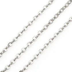 Stainless Steel 304 Chain 1.7x2mm/0.4mm