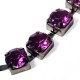Chaîne à Maillons en Acier 8 mm avec Pierres Acryliques