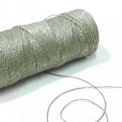 Κορδόνι Κερωμένο Μεταλλιζέ (~0.7mm (~100 μέτρα)