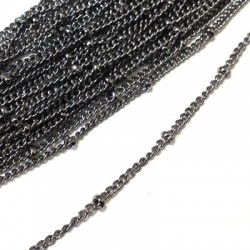 Steel Chain 1.7x0.9mm with 2.4mm Bead