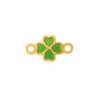 Gold / Transparent Green