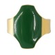 Enameled Brass Finger Ring 20mm
