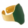 24K Gold Plated/ Green