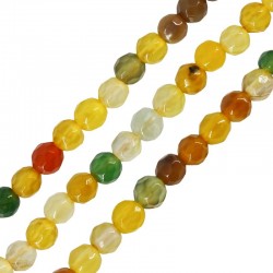 Agate Bead Faceted Round 4mm (~91pcs)