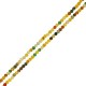 Perle sémi-précieuse facettée en Agate 4mm (~91pcs/fil)