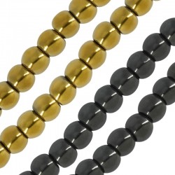 Hematite Round Bead 6mm (Ø2mm) (75pcs)