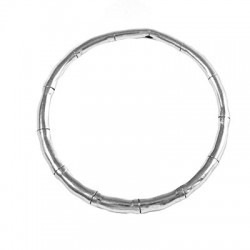 Anneau en Métal/Zamak au style bamboo 24mm (Ø 1,8mm)